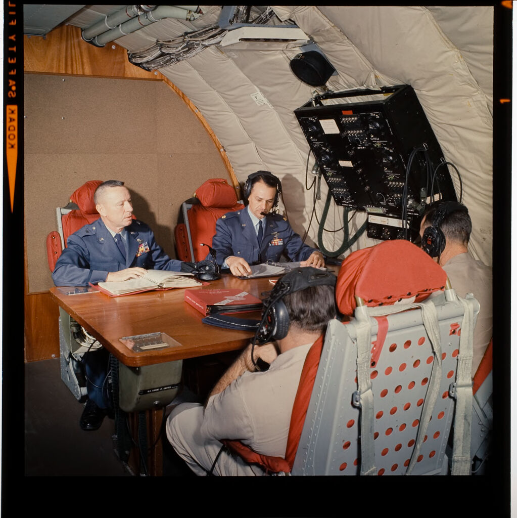 Untitled (Men At Air Force Control Table)