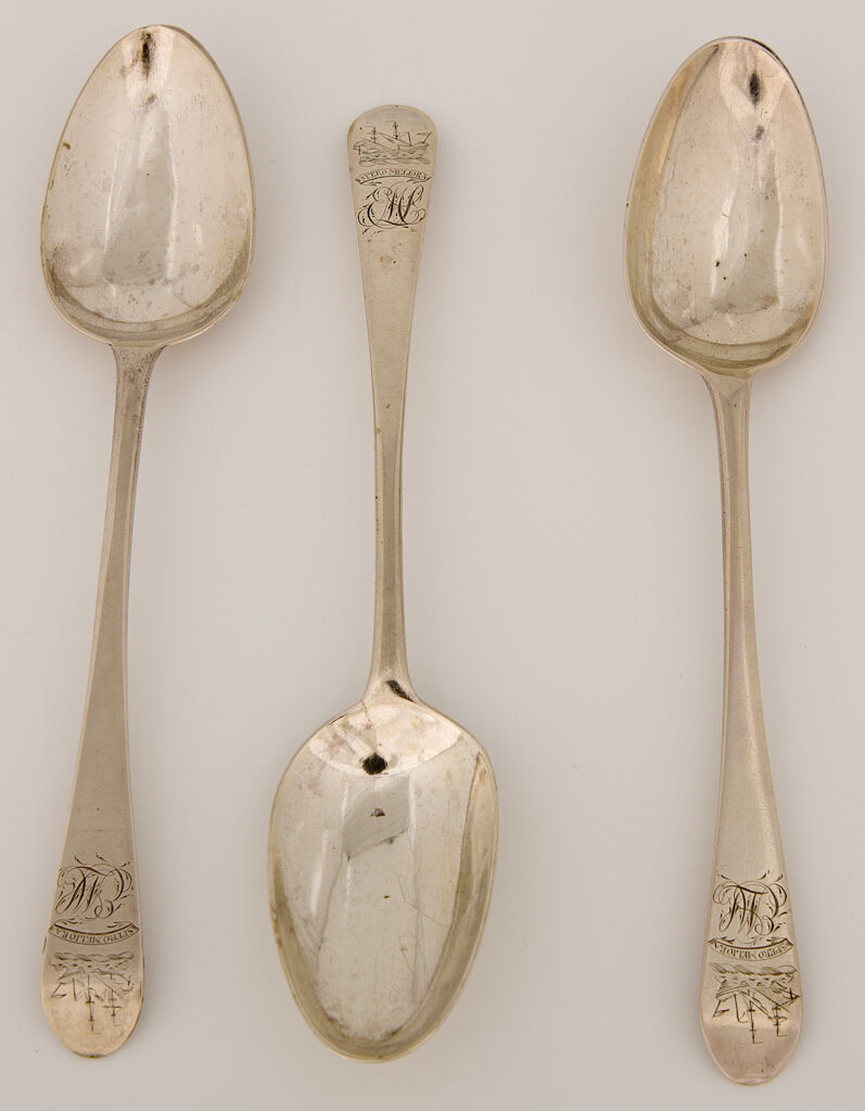 Set Of Three Dessert Spoons