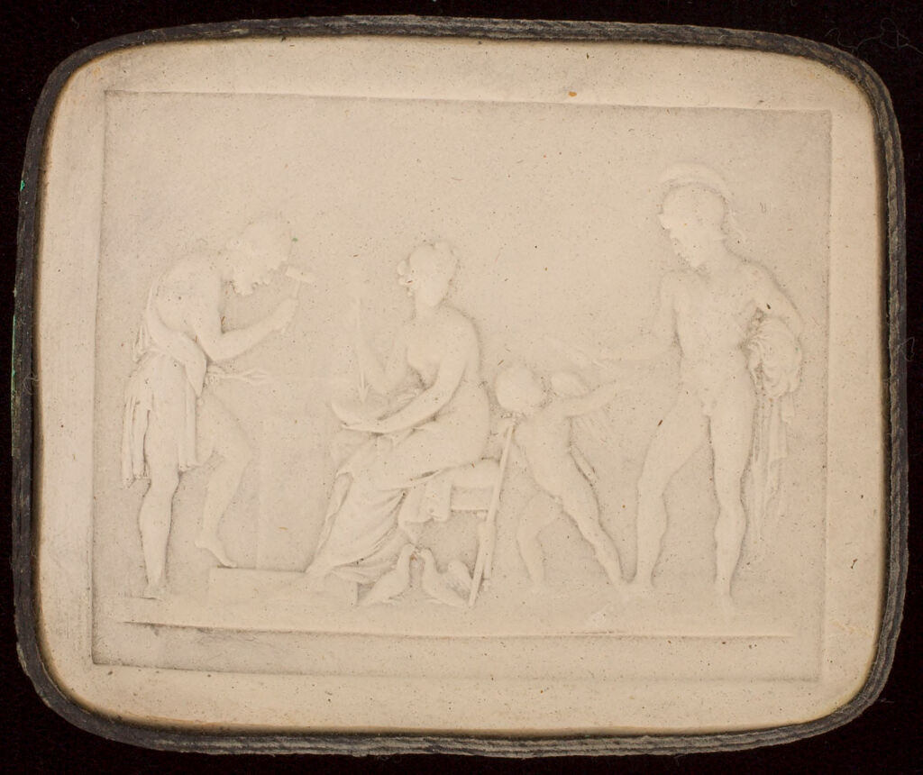 The Forge Of Vulcan, With Venus, Cupid, And Mars, After Thorwaldsen