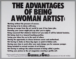 The Advantages Of Being A Woman Artist