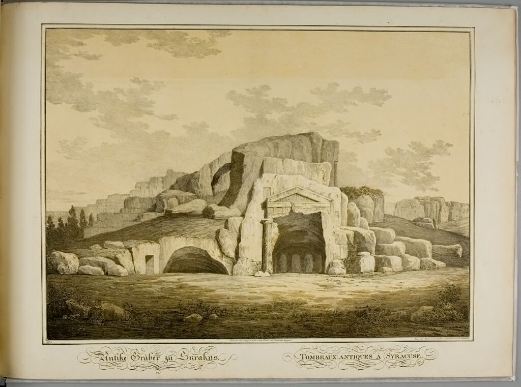 Ancient Tombs At Syracuse