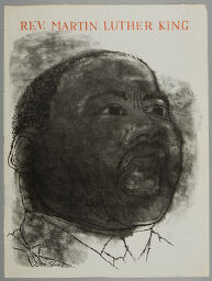 Rev. Martin Luther King (Nine Drawings Portfolio)