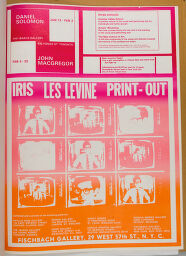 Page 27, Advertising Section : The Isaacs Gallery, Three Schools, Les Levine Iris Print-Out