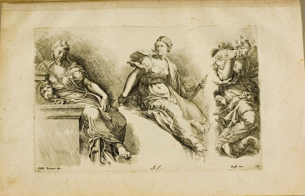 Plate 31: Three Seated Female Figures