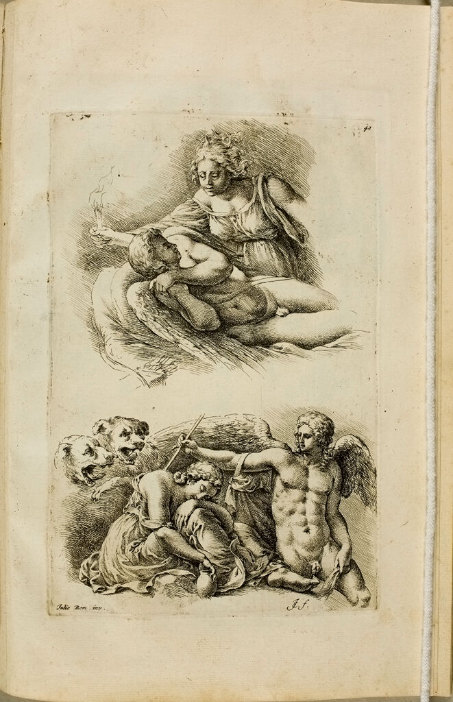 Plate 40: Two Scenes From The Story Of Cupid And Psyche