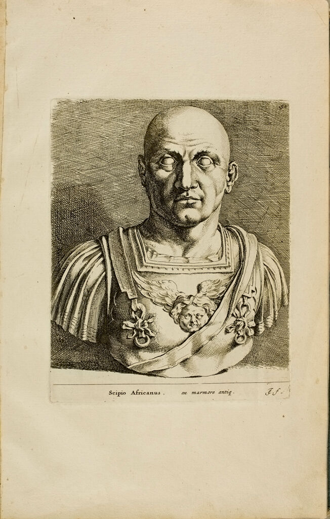 Plate 52: Head Of The So-Called Scipio Africanus Mounted On An Armored Bust