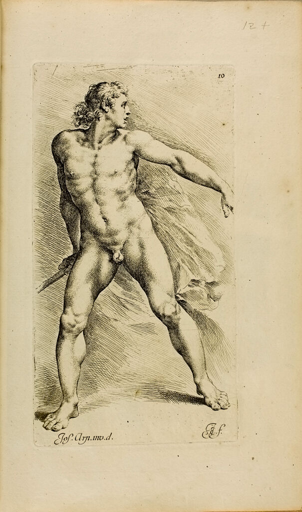 Plate 10: A Nude Pikeman, Looking Backwards