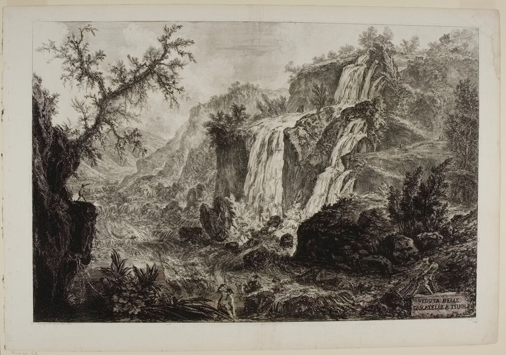 The Small Waterfall And Rapids At Tivoli