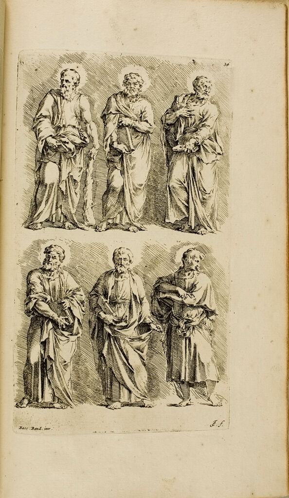 Plate 34: Six Standing Saints, Probably Apostles