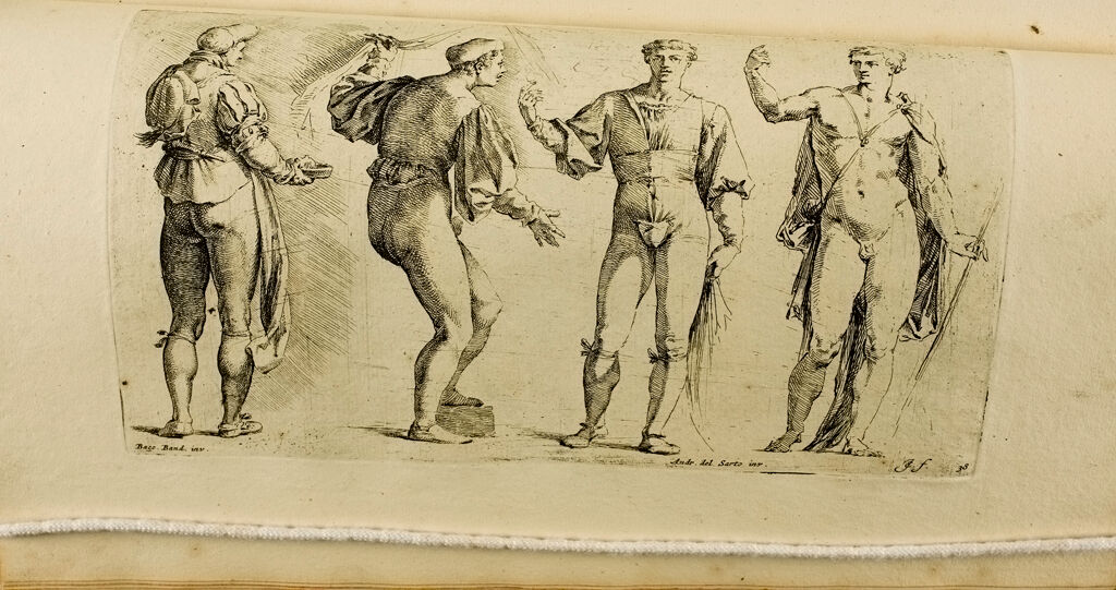 Plate 38: Four Standing Male Figures