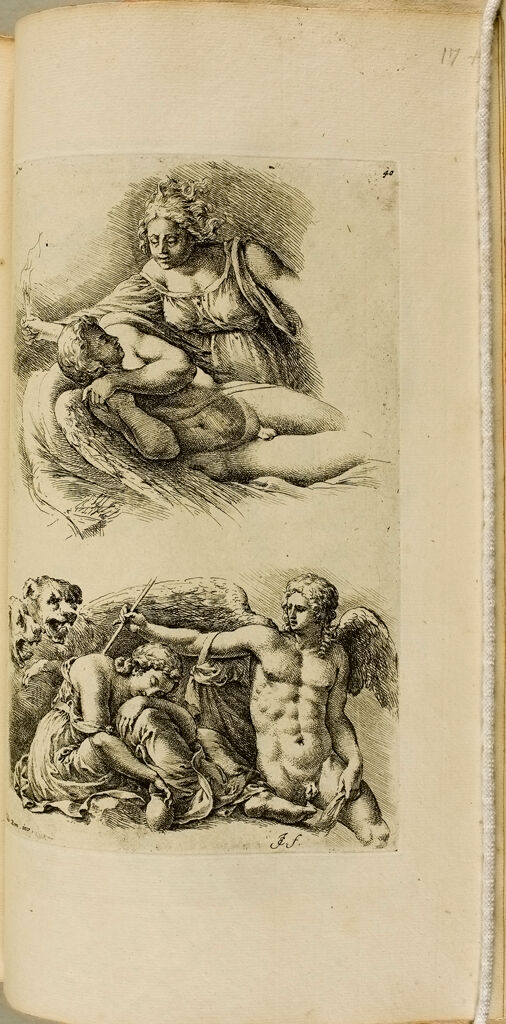 Plate 40: Two Scenes From The Story Of Cupid And Psyche