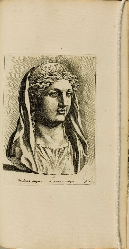 Plate 56: Female Head With Diadem And Veil