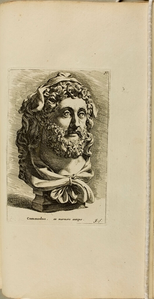Plate 57: Head Of The Emperor Commodus As Hercules