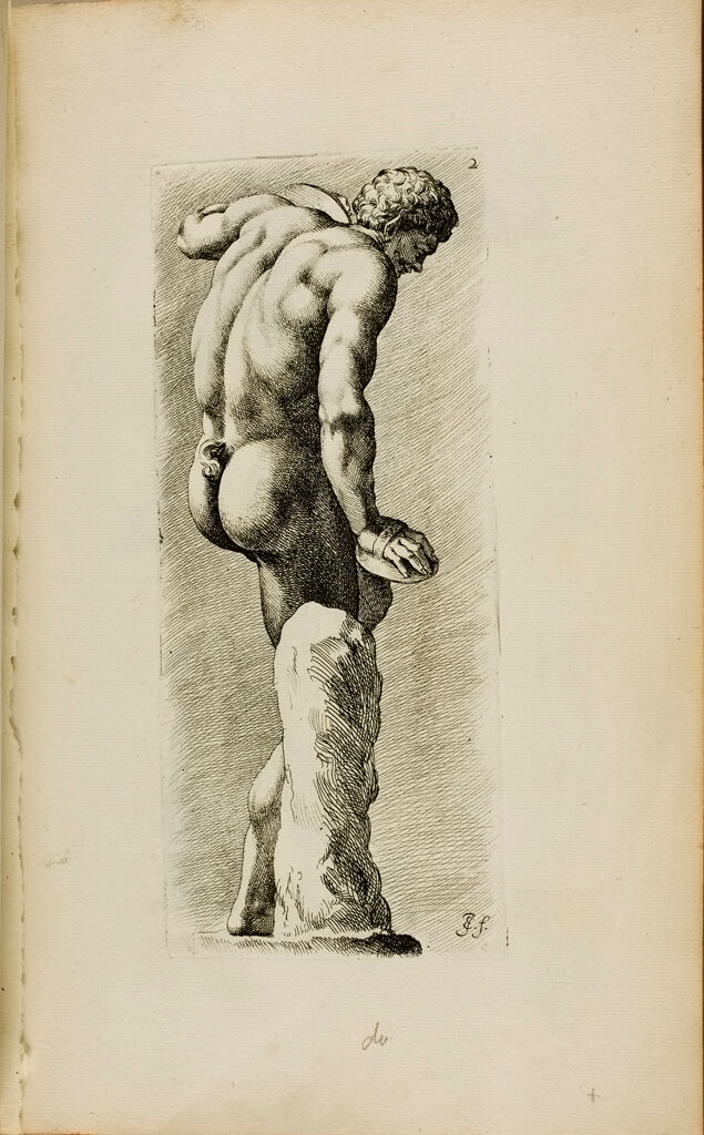 Plate 2: Back View Of Satyr Beating Time With A Wooden Foot-Clapper