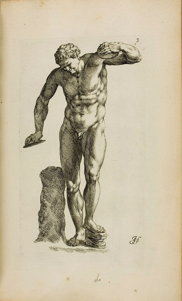 Plate 3: Front View Of Satyr Beating Time With A Wooden Foot-Clapper