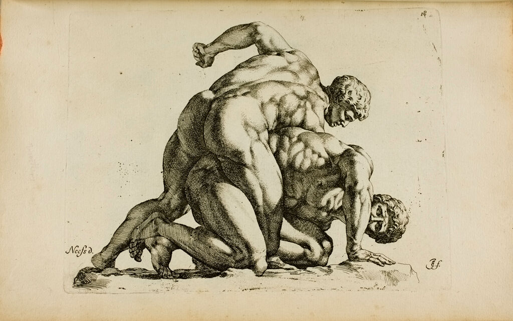 Plate 18: Two Wrestlers