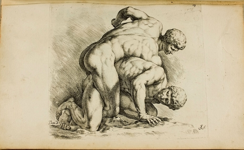 Plate 19: Two Wrestlers