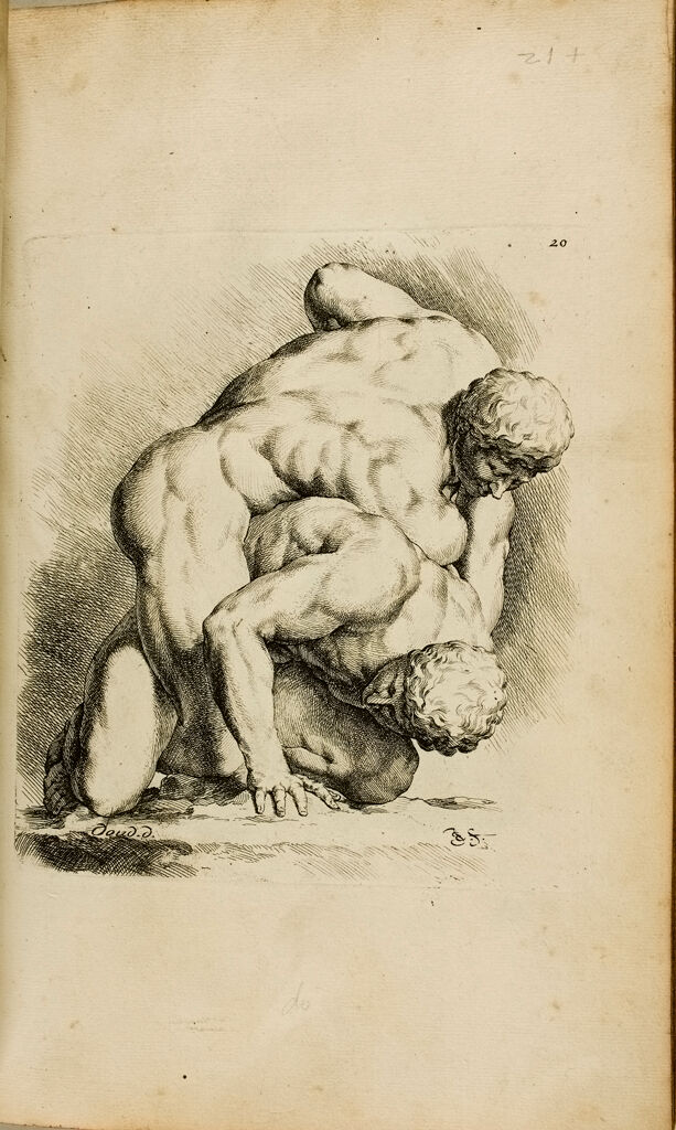 Plate 20: Two Wrestlers