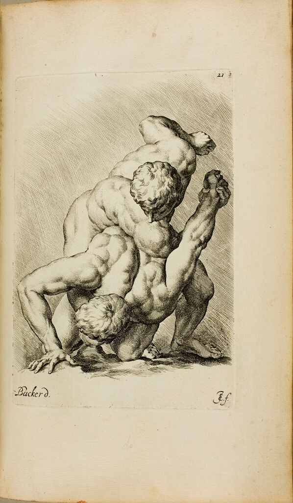 Plate 21: Two Wrestlers