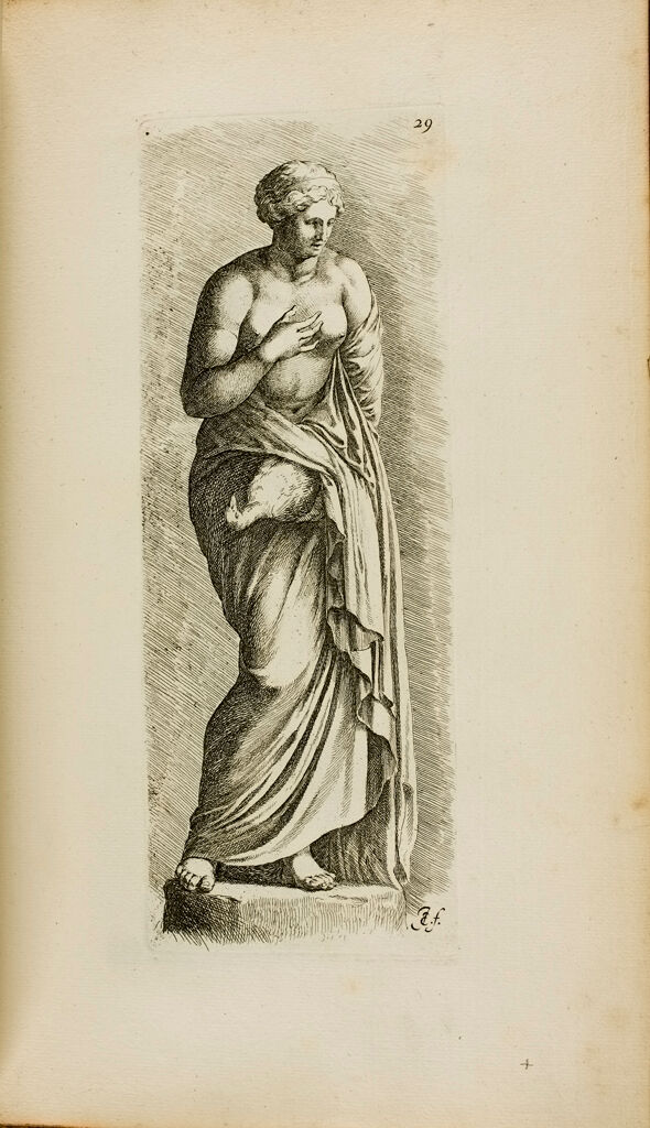 Plate 29: Female Statue With A Bird, Possibly Leda