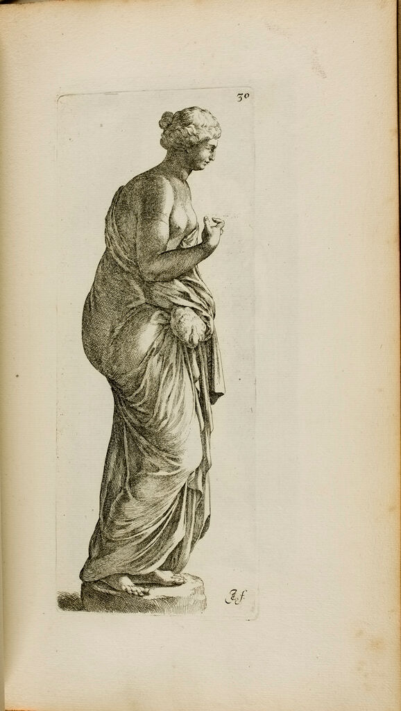 Plate 30: Female Statue With A Bird, Possibly Leda