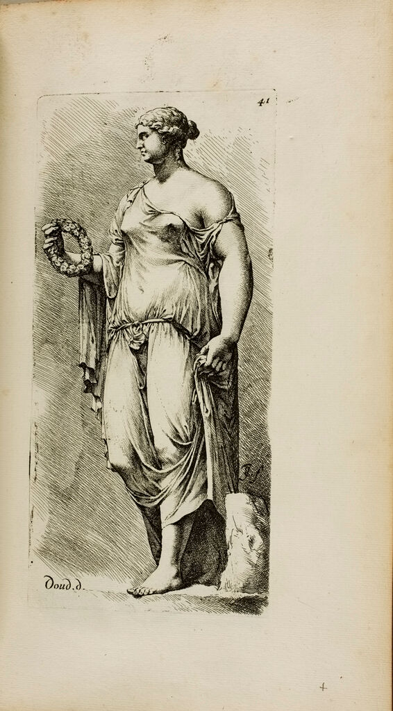 Plate 41: Female Statue, Known As The Farnese Flora
