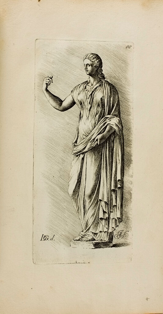 Plate 88: Draped Female Statue