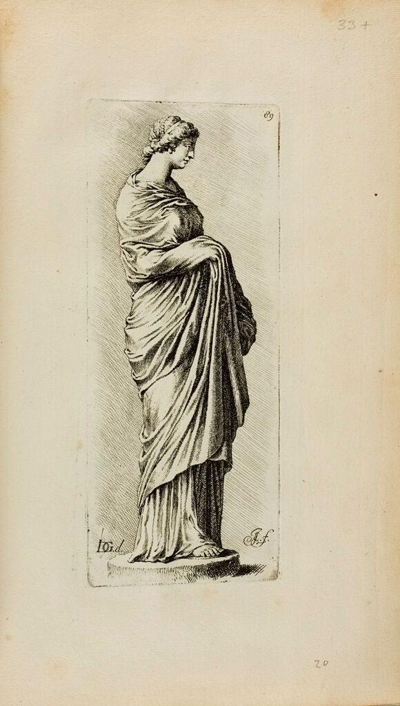 Plate 89: Draped Female Funerary Statue