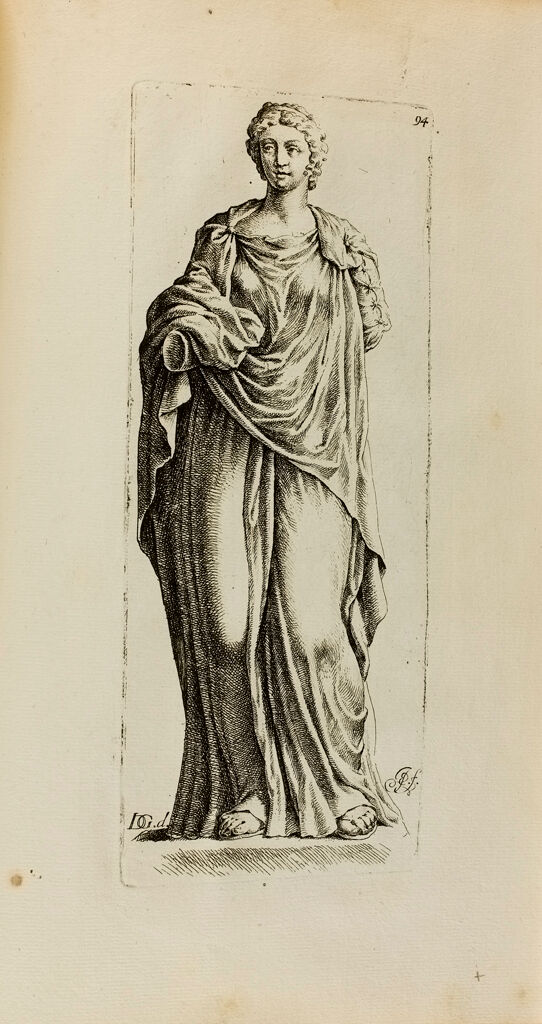 Plate 94: Draped Female Statue, Perhaps Of Hygieia