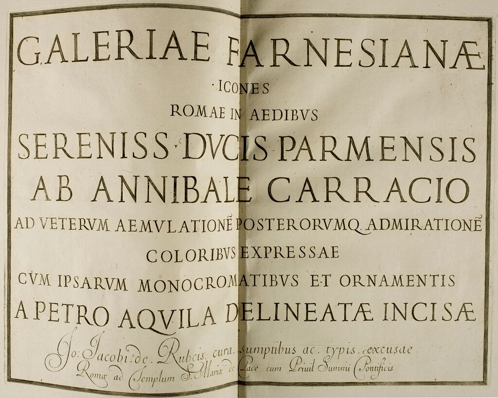 Gallery Farnese: Titlepage