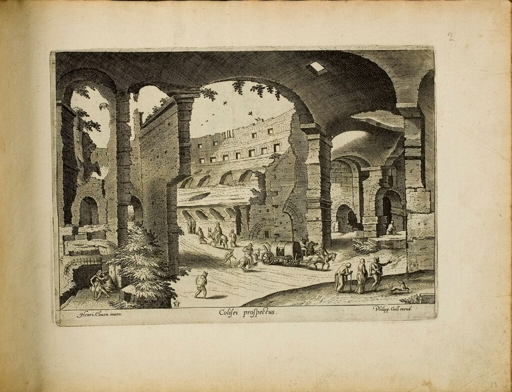Interior Of The Colosseum (Colisei Prospectus)