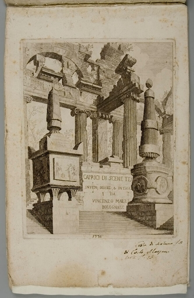 Frontispiece With Ionic Columns