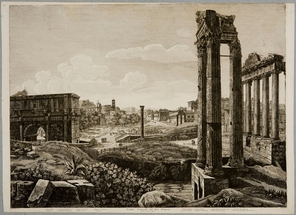 General View Of The Roman Forum