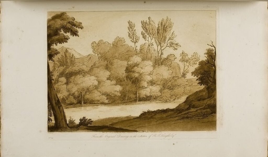 A Study, Wooded Scene