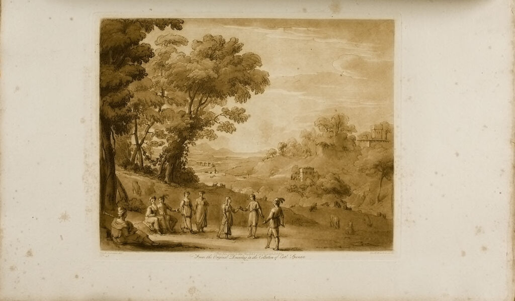 A Landscape, With Dancing Peasants