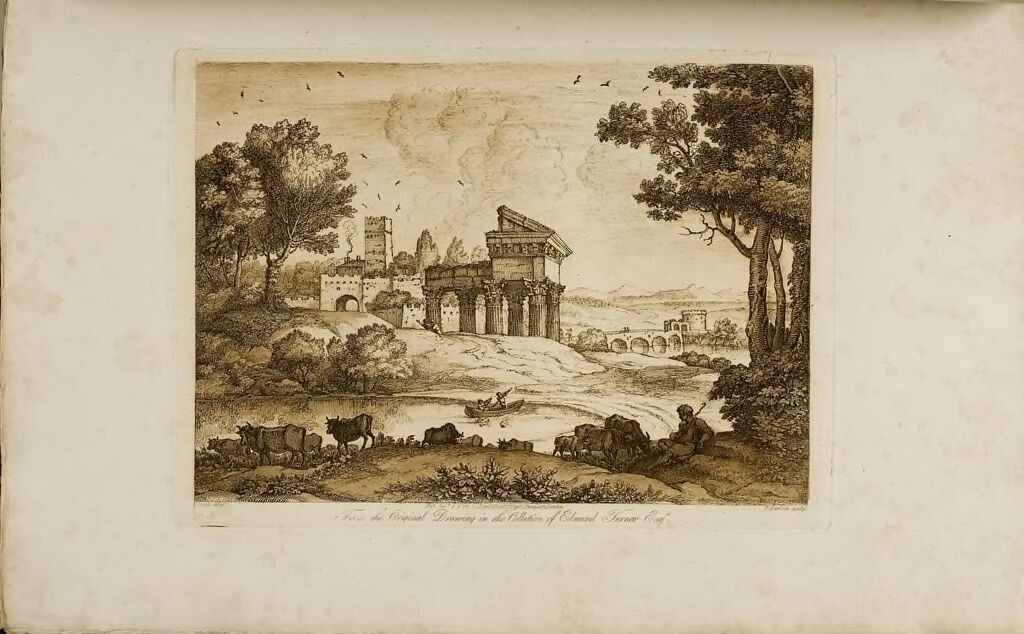 Landscape, With Ruins Of A Temple