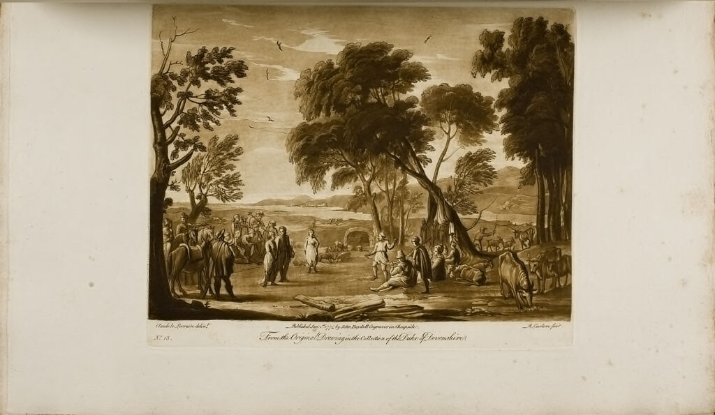 Landscape, With Peasants Dancing, Called By Le Bas 