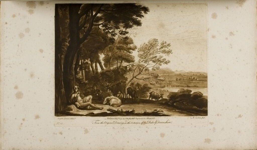 Landscape, With A Herdsman And Cattle