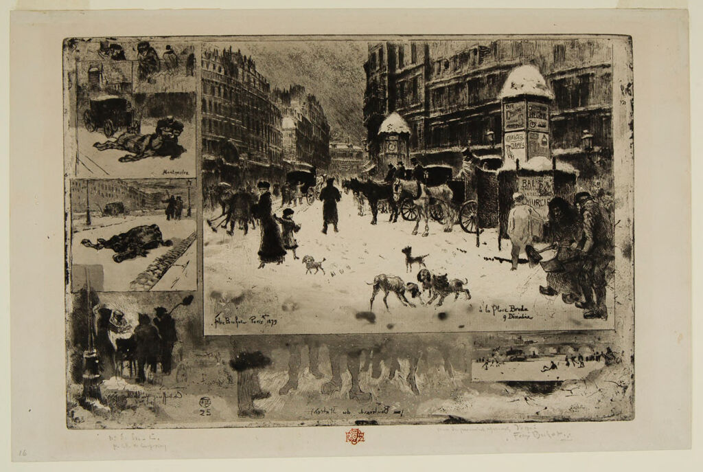 The Winter Of 1879 In Paris