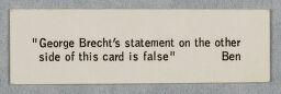 Statement On The Other Side Of This Card