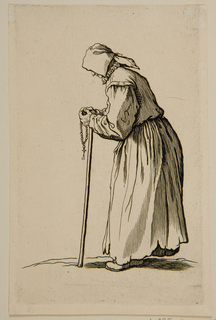 Beggar Woman With A Rosary