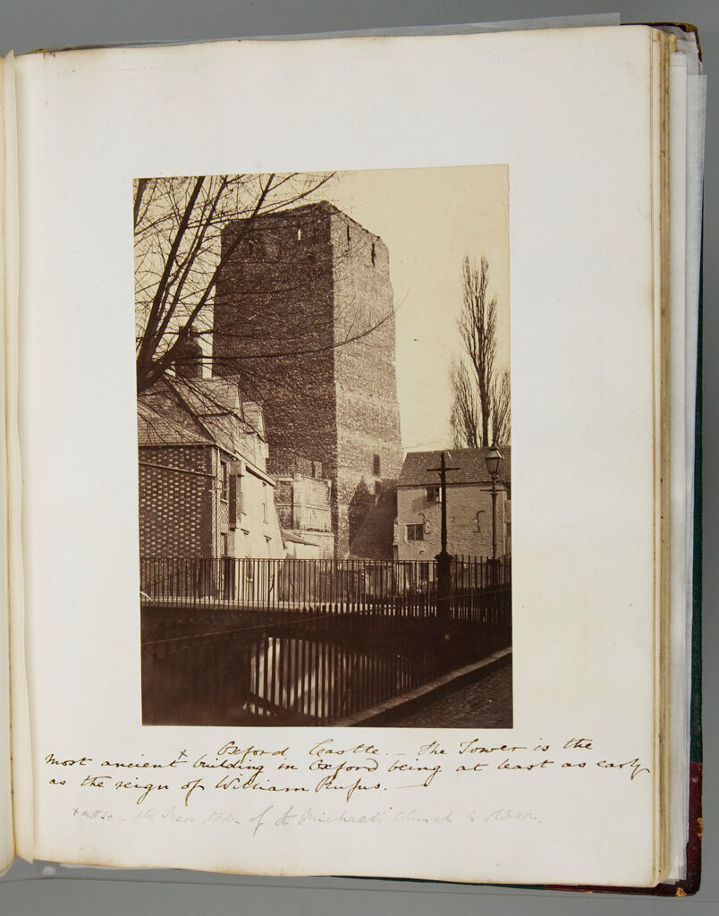 Untitled (View Of Oxford Castle Labeled 