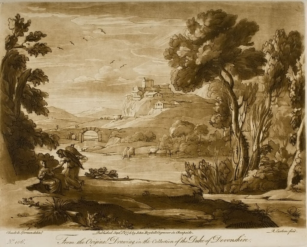 A Landscape With The Angel Comforting Hagar, When She Had Fled From Sarah