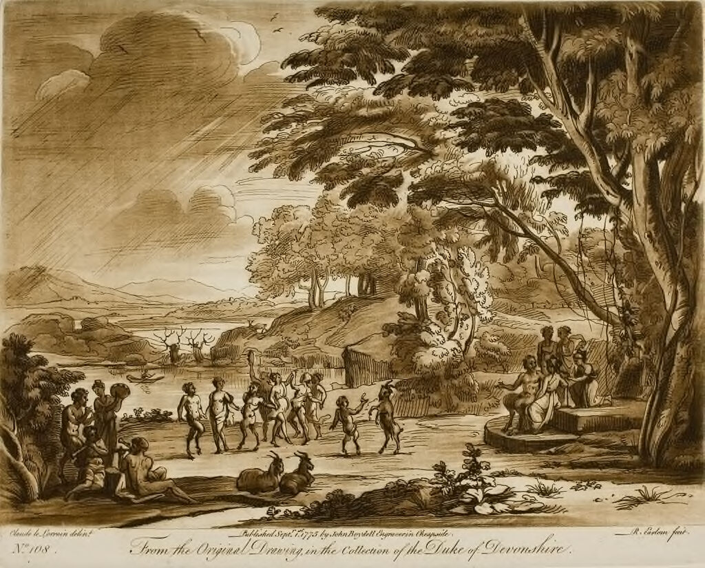 A Landscape, With Satyrs And Nymphs Dancing