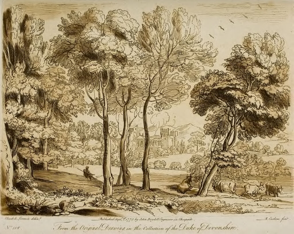 A Landscape, With Cattle