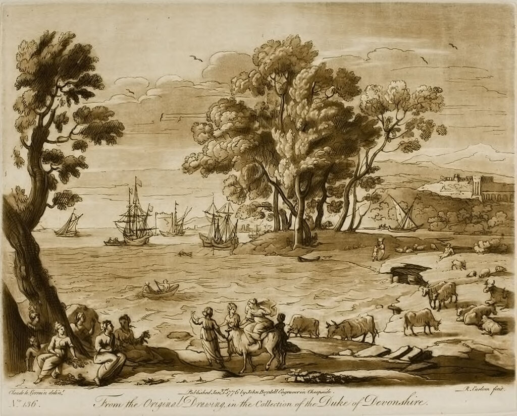 A View Of The Sea, With The Rape Of Europa