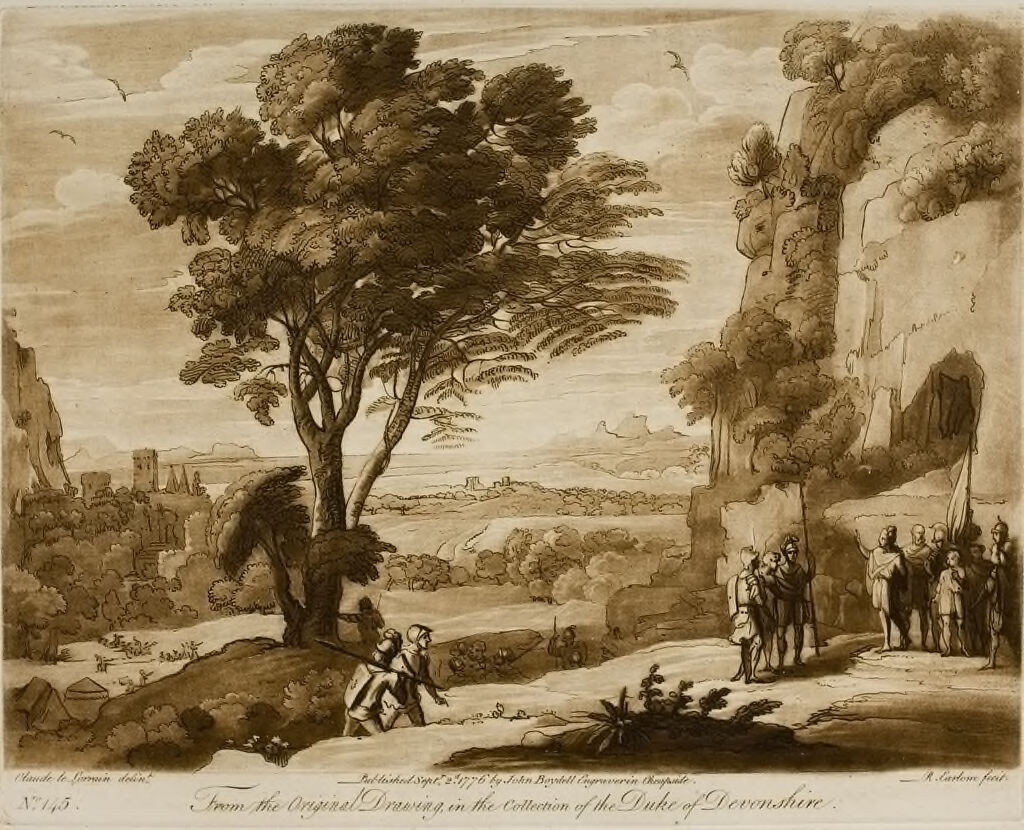 A Landscape, With Figures (Sinon Brought Before Priam)