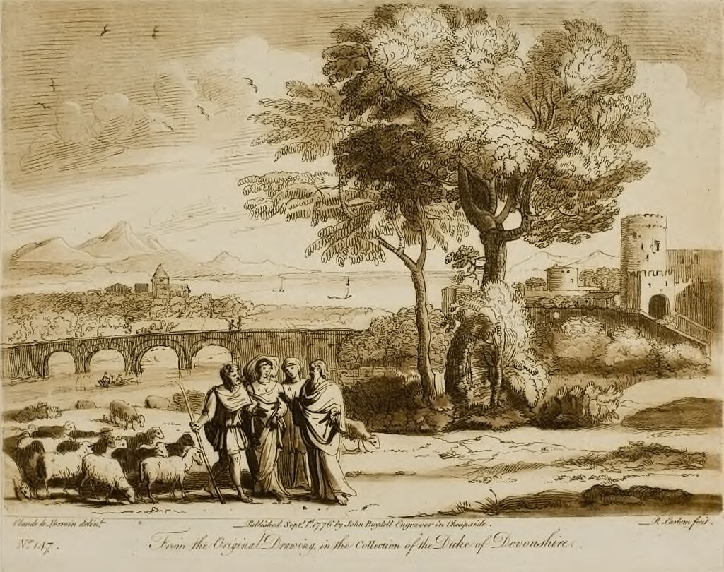 A Landscape, With Figures And Cattle