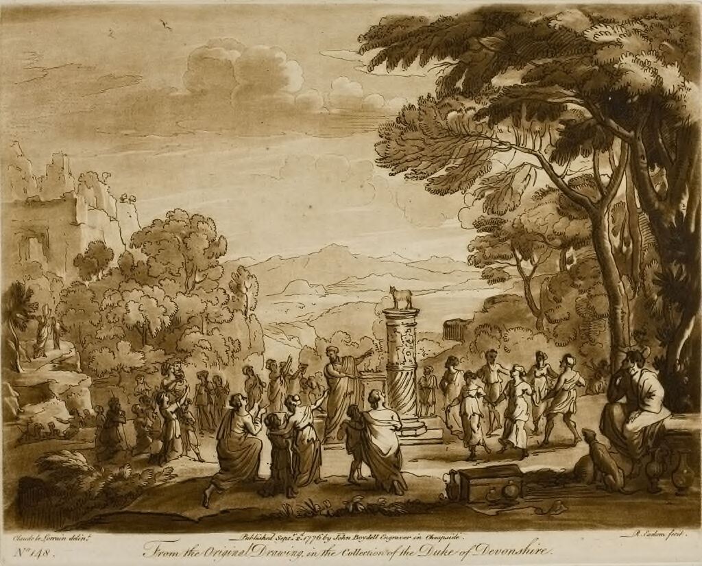 A Landscape, With The Worship Of The Molten Calf