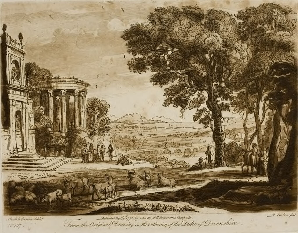 A Landscape, With Buildings And A Sacrifice